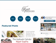 Tablet Screenshot of fynesdesigns.com